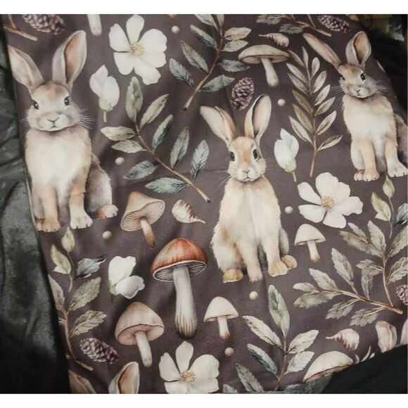 Easter Bunny Fairycore Cottage Whimsicoth Goblin Pillow Cover - Picture 8 of 9